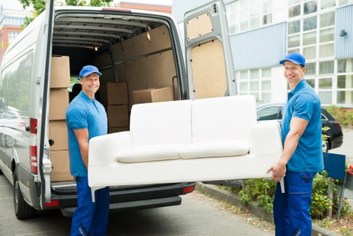 Organized packing of furniture for storage