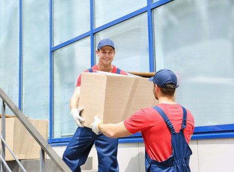 Satisfied customers at Merton Storage facility