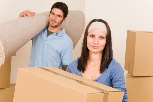 Secure storage units in Merton storage facility